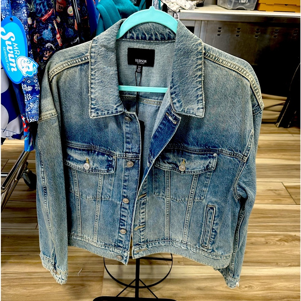 Hudson Denim Brae Swing Trucker Jacket